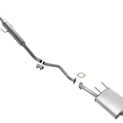 Rear Muffler Exhaust System Cataytic Conveter Back For 2004-06 Hyundai Elantra