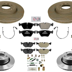 Carbon Performance Disc Brake Rotors & Brake Pads for BMW Z4 06-08 3.0SI