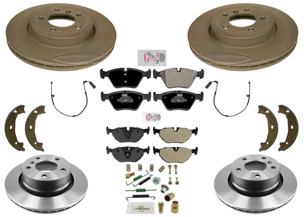 Carbon Performance Disc Brake Rotors & Brake Pads for BMW Z4 06-08 3.0SI