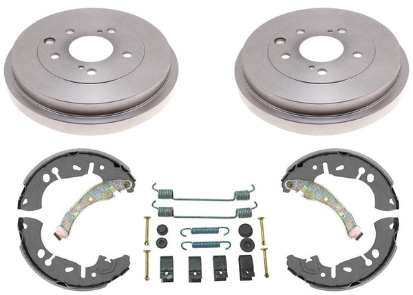 Rear Brake Drums Rear Brake Shoes Hardware for Nissan Sentra 2013-2023