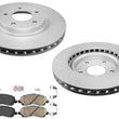 Front Disc Brake Rotors Disc Brake Pads Hardware for 2011-2014 Chrysler 200