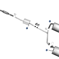 Exhaust System Resonator Dual Mufflers fits 2003-2005 Honda Accord 4Dr Sedan 3.0