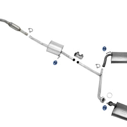 Silenciadores dobles resonadores del sistema de escape para Honda Accord 2Dr Coupe 3.0 2003-2005