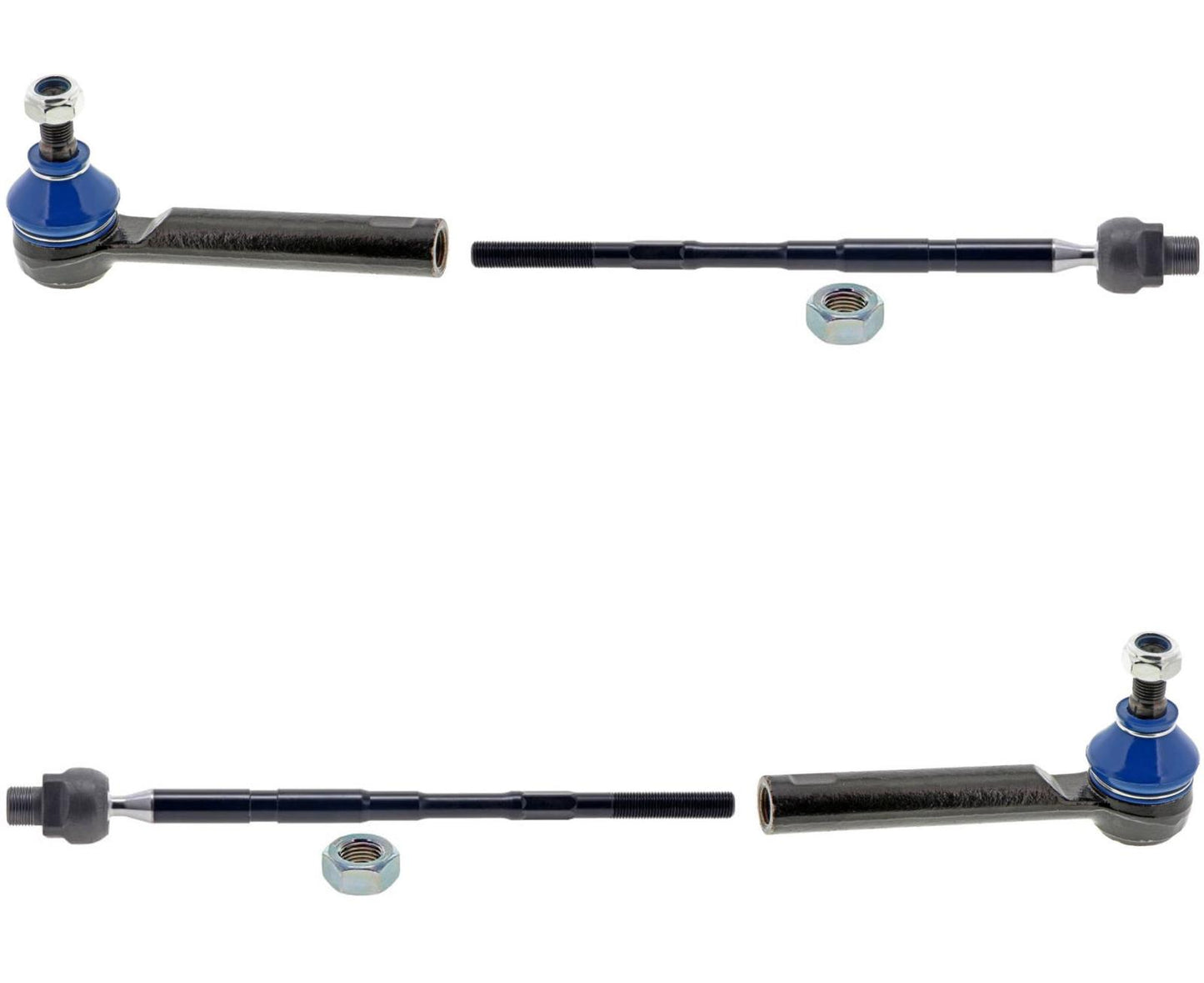 Mevotech Front Left & Right Inner & Outer Tie Rods For Subaru Legacy 2020-2024