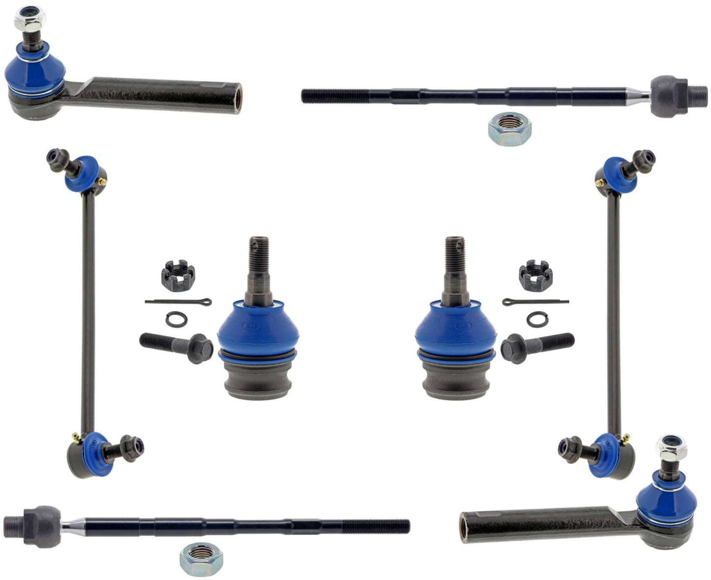 Mevotech Front Tie Rods Lower Ball Joints & Links For Subaru Legacy 2020-2023