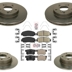 Carbon Brake Rotors Brake Pad for Honda Accord 03-07 V6 Automatic Transmission