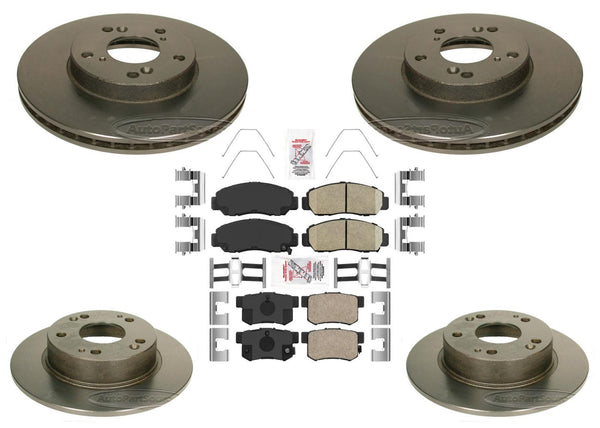 Carbon Brake Rotors Brake Pad for Honda Accord 03-07 V6 Automatic Transmission