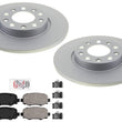 Rr Performance Coated Disc Brake Rotors for Jeep Trailhawk 14-23 3.2L V6 320MM