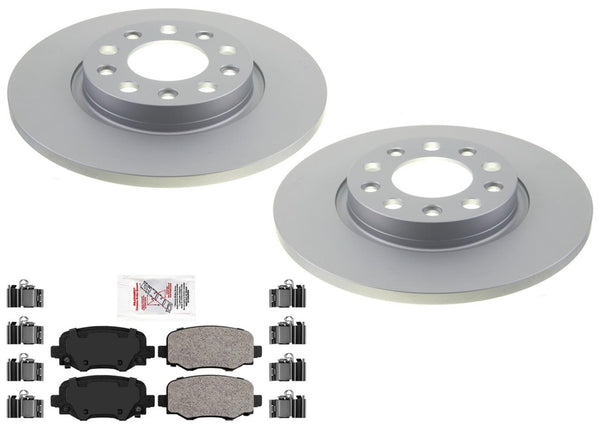 Rr Performance Coated Disc Brake Rotors for Jeep Trailhawk 14-23 3.2L V6 320MM