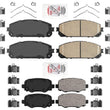 AME Improved Disc Brake Pads & Hardware for Jeep Trailhawk 14-23 3.2L V6 330MM