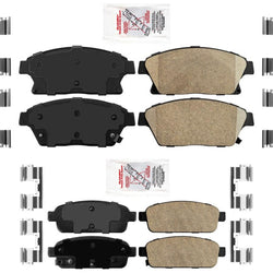 AME Improved Front + Rear Ceramic Brake Pads Set For Verano 12-17 VOLT 11-15