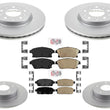 GEO Coated Brake Disc Rotors Ceramic Brake Pads Set For Verano 12-17 VOLT 11-15