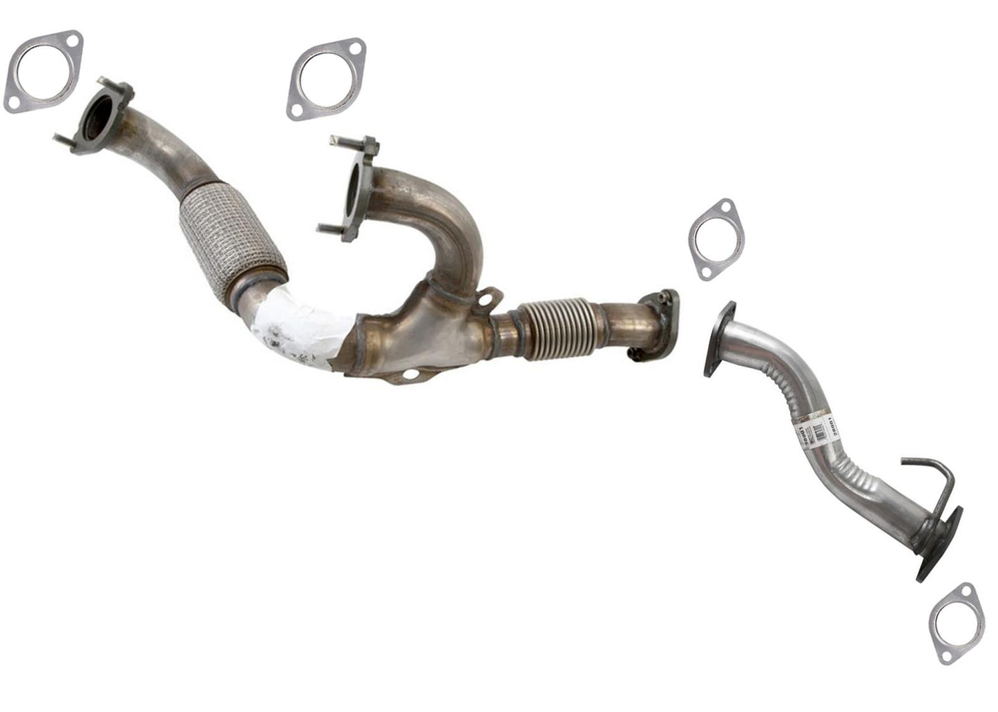 Engine Y Flex Pipe with Gaskets for Ram Promaster 1500 2500 3500 2014-2018 3.6L