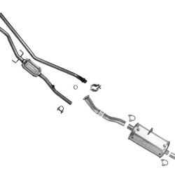 1995, 1998 Tercel 1.5L Catalytic Converter & Pipe & Muffler