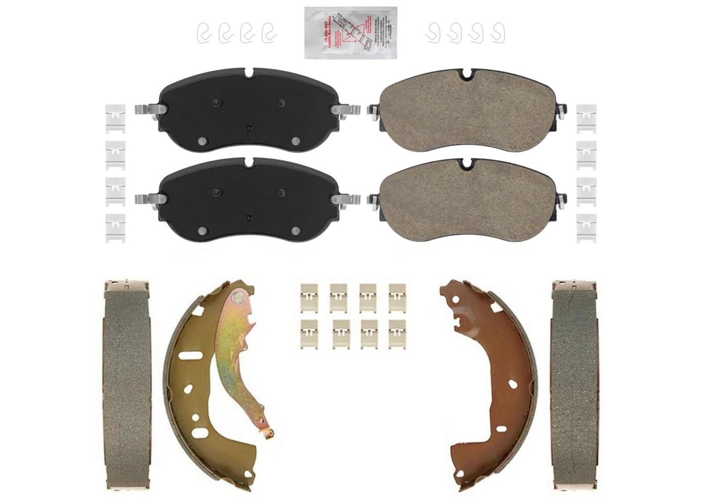 AME Disc Brake Pads with Rear Brake Shoes for Volkswagen ID.4 2021-2025