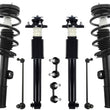 Front Complete Struts Rear Complete Shocks & Sway Bar Links For BMW X5 00-2006