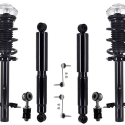 Front Struts Rear Shocks & Sway Bar Links For Ram Promaster 1500 2014-2022