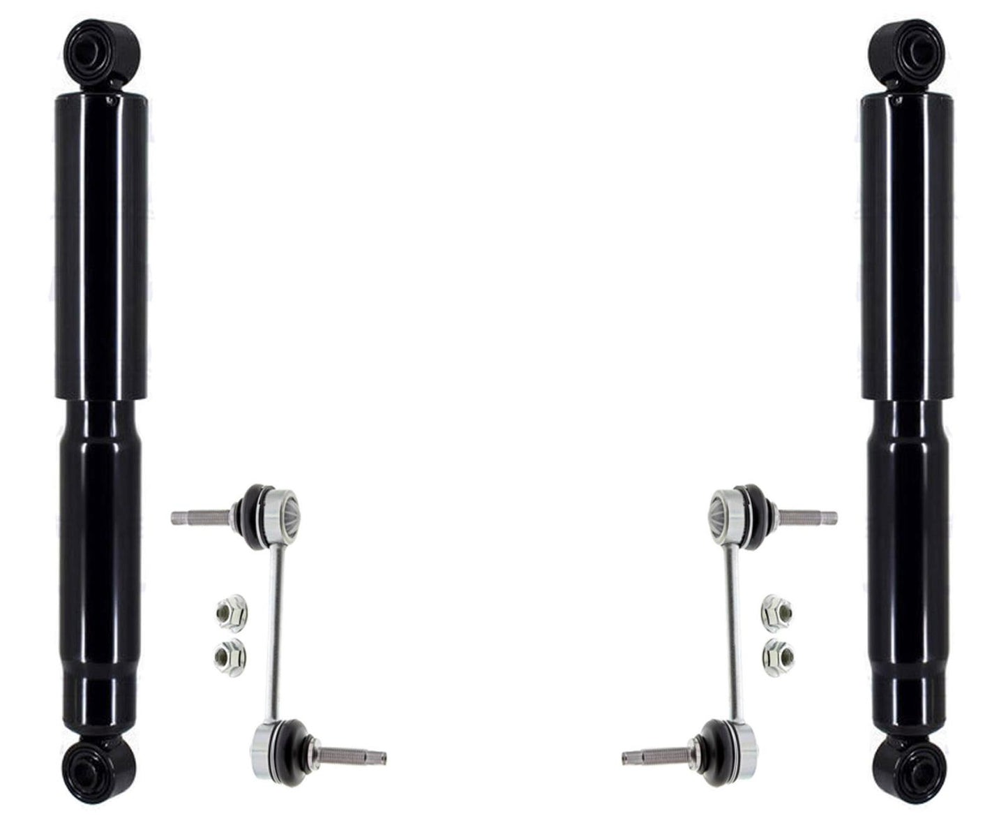 Rear Shocks Absorber & Sway Bar Links For Ram Promaster 1500 2014-2022