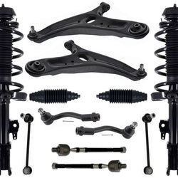 Front Complete Struts Control Arms Tie Rods & Links For Kia Soul 2010-2011