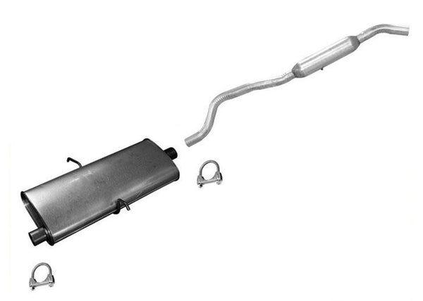 Fits 2001-2007 Dodge Caravan With 113 Inch Wheel Base New Muffler & Tail Pipe