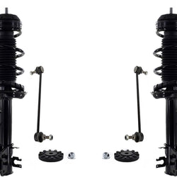 Front Complete Struts Assembly & Sway Bar Links For Fiat 500 Pop 2012-2016