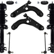 Front Complete Struts Lower Control Arms & Links For Fiat 500 Pop 2012-2016