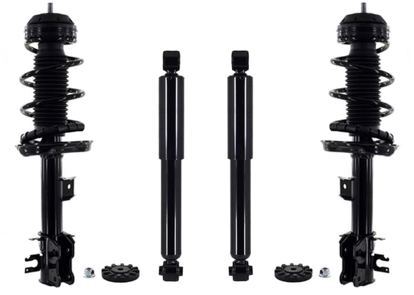 Front Complete Spring Struts & Rear Shocks Fits FIat 500 Pop 2012-2016