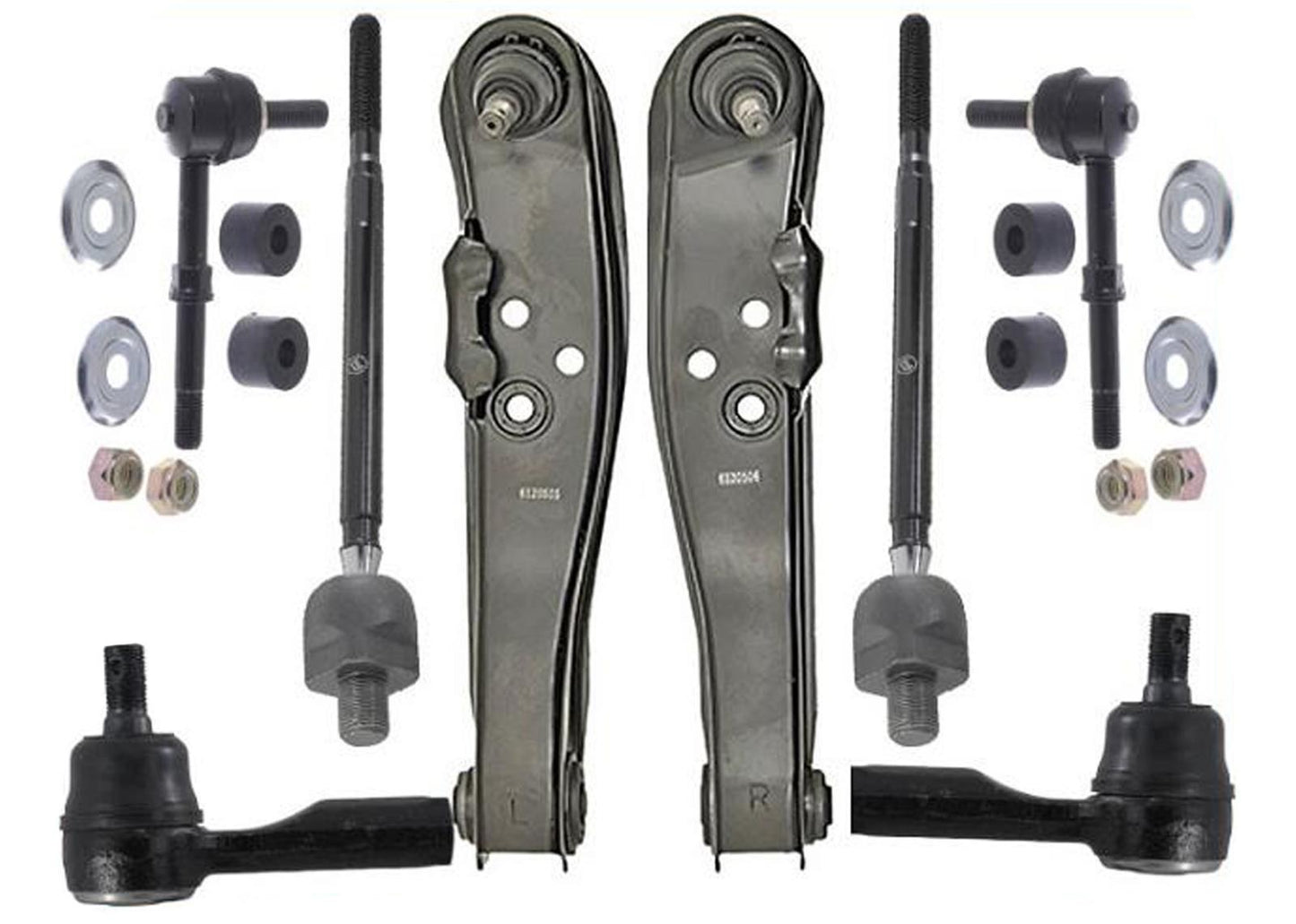 New Front Control Arms Sway Bar Links Inner and Outer for Nissan 240SX 1989-1994