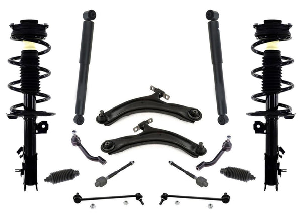 Front Struts Shocks Control Arms Links For Nissan Rogue 13-2015 Old Body Style