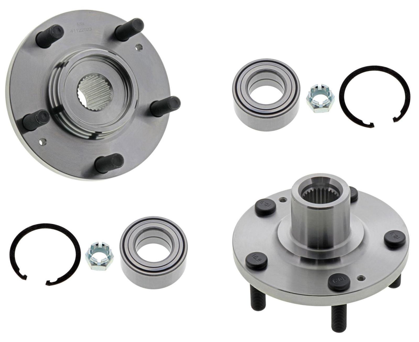 Mevotech Front Left & Right Wheel Hub Bearing Kit For Hyundai Tucson 2017 EV