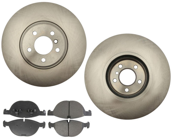 Front Disc Brake Rotors & Disc Brake Pads For BMW X6 2008 2010 2015 2016 2019