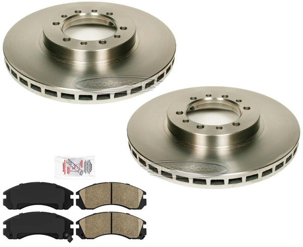 For Mitsubishi Montero Sport 1997-2004 15 Inch Wheels Brake Rotors & Brake Pads