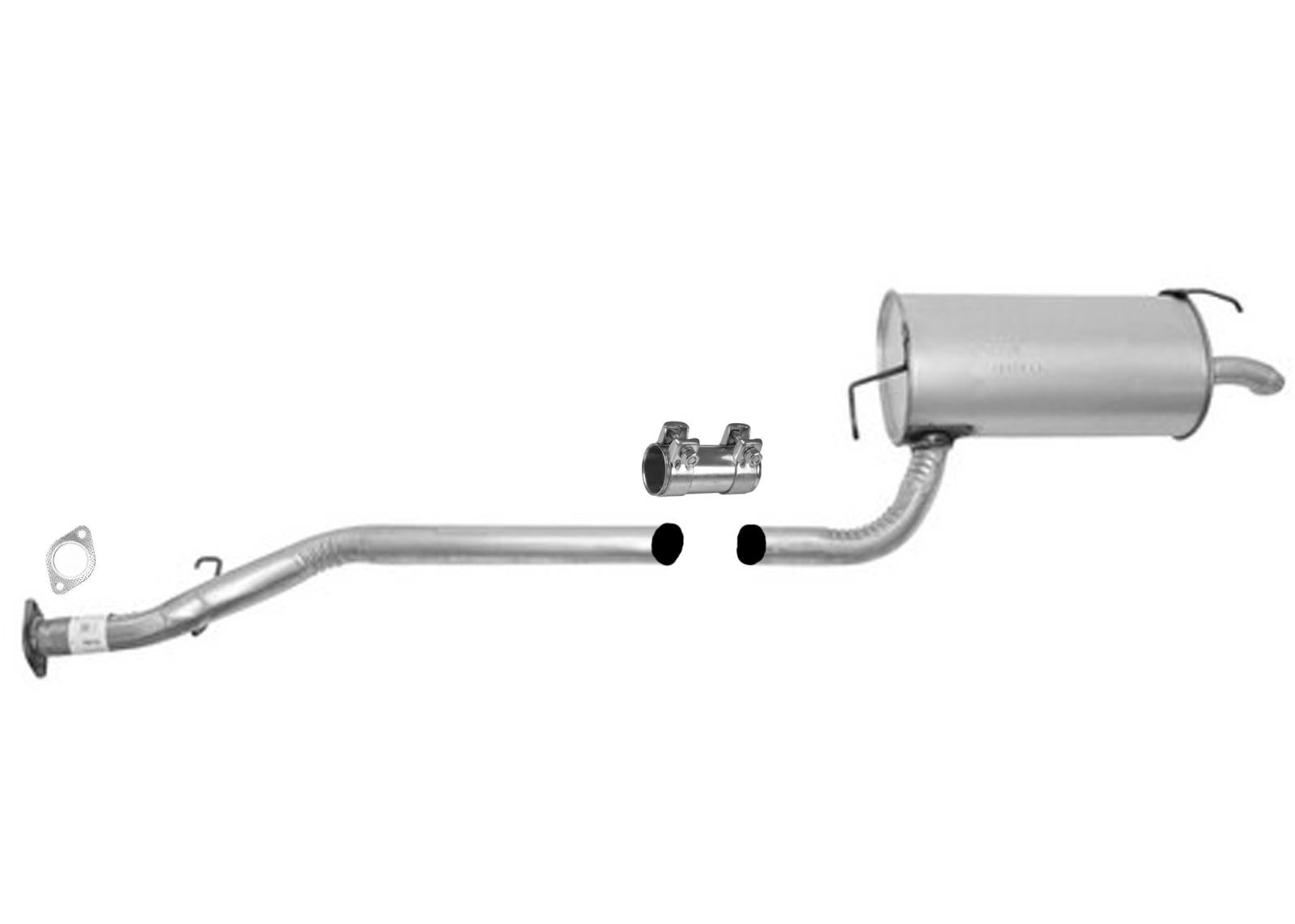 Rear Extension Pipe & Rear Muffler Gasket For Hyundai Sonata 2002-2005 2.7L