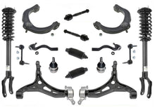 Front Struts Upper & Lower Arms & Tie Rods for Jeep Grand Cherokee 2011-2015