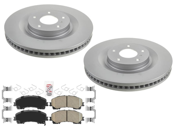 Rotores de freno de disco delantero Pastillas de freno de cerámica para Infiniti QX50 2019-2022