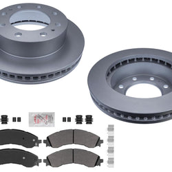 F Performance Coated Disc Brake Rotors for Chevrolet Express Van 2500 2021-2024