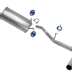 Middle Muffler & Tail Pipe Exhaust System For Nissan Frontier 2.4L 1998-2000