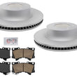 Frt Disc Brake Rotors Ceramic Disc Brake Pads For Toyota Tundra 2022 2023 2024