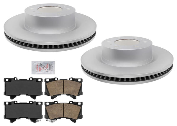 Frt Disc Brake Rotors Ceramic Disc Brake Pads For Toyota Tundra 2022 2023 2024