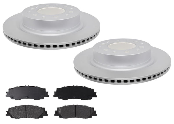 Rear Disc Brake Rotors Ceramic Disc Brake Pads For Toyota Tundra 2022 2023 2024