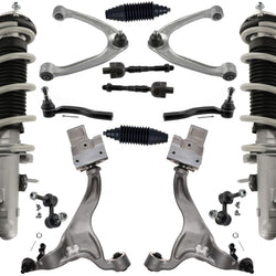 Front Struts Control Arms Tie Rods & Links For QX50 2014-2017 All Wheel Drive