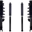 Front Complete Struts W/ Coil Spring & Rear Shocks For Toyota Yaris 2006-2015
