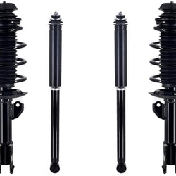 Front Complete Struts W/ Coil Spring & Rear Shocks For Toyota Yaris 2006-2015