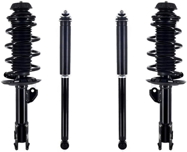 Front Complete Struts W/ Coil Spring & Rear Shocks For Toyota Yaris 2006-2015