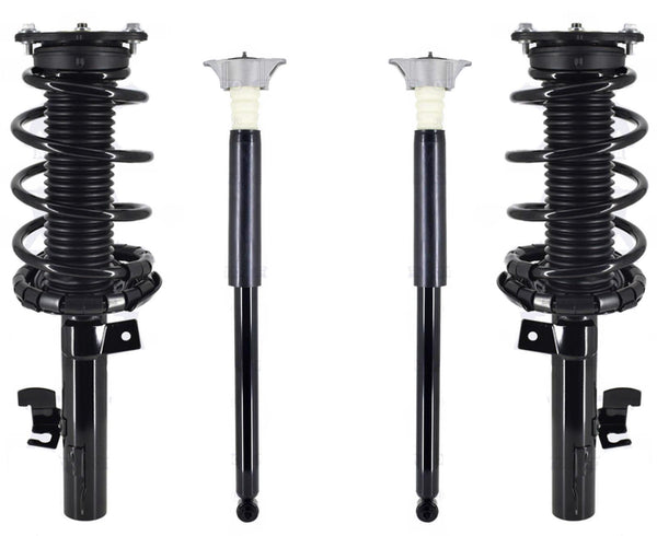 Front Complete Strut Assembly & Complete Rear Shock For Mazda 3 2004-2009