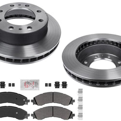 F Carbon Disc Brake Rotors for Chevrolet Express Van 3500 9900 GVW SRW 2021-2024