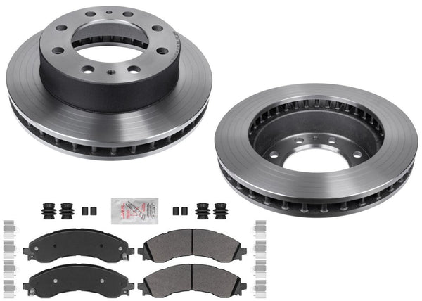 F Carbon Disc Brake Rotors for Chevrolet Express Van 3500 9900 GVW SRW 2021-2024