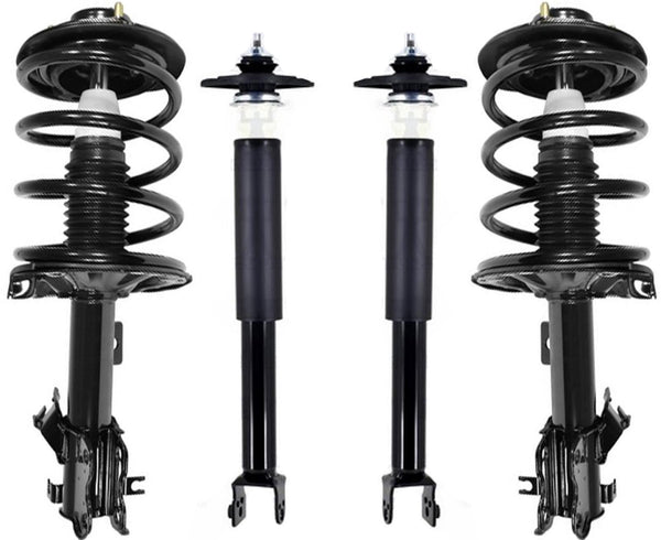 Front Strut Assembly & Rear Complete Shock For Nissan Altima 3.5L 2002-2006