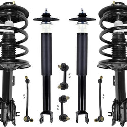 Front Strut Rear Complete Shock & Sway Bar Links For Nissan Altima 3.5L 02-2006