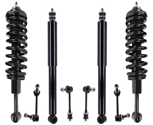 Front Struts Rear Shocks Absorber & Links For 4Runner 03-2009 4 Wheel Drive